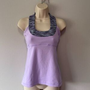 Lululemon Purple Scoop Neck Tank Size 6